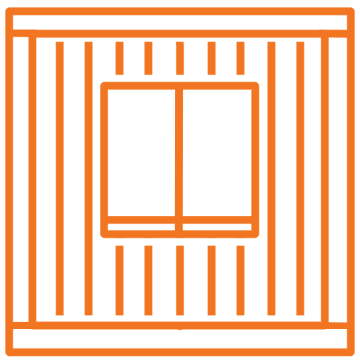 buite bekledding ikon