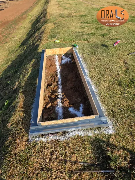 Custom stairs foundation using ORALS-supplied structural systems and materials
