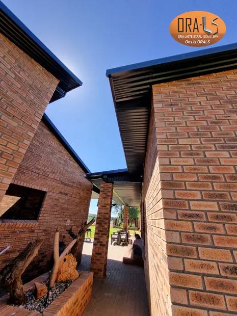House roof using ORALS-supplied structural systems and materials