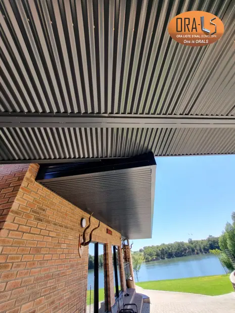 House roof using ORALS-supplied structural systems and materials