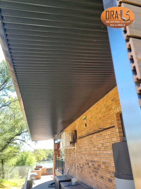 House roof using ORALS-supplied structural systems and materials
