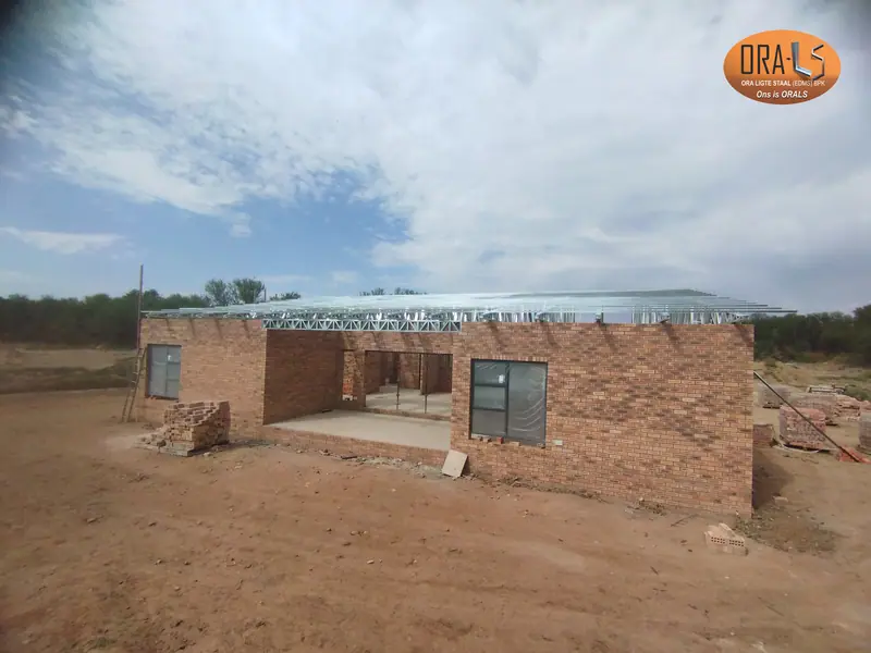 House roof using ORALS-supplied structural systems and materials