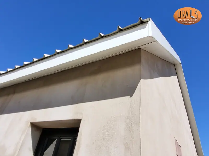 Roof structure project using ORALS-supplied structural systems and materials