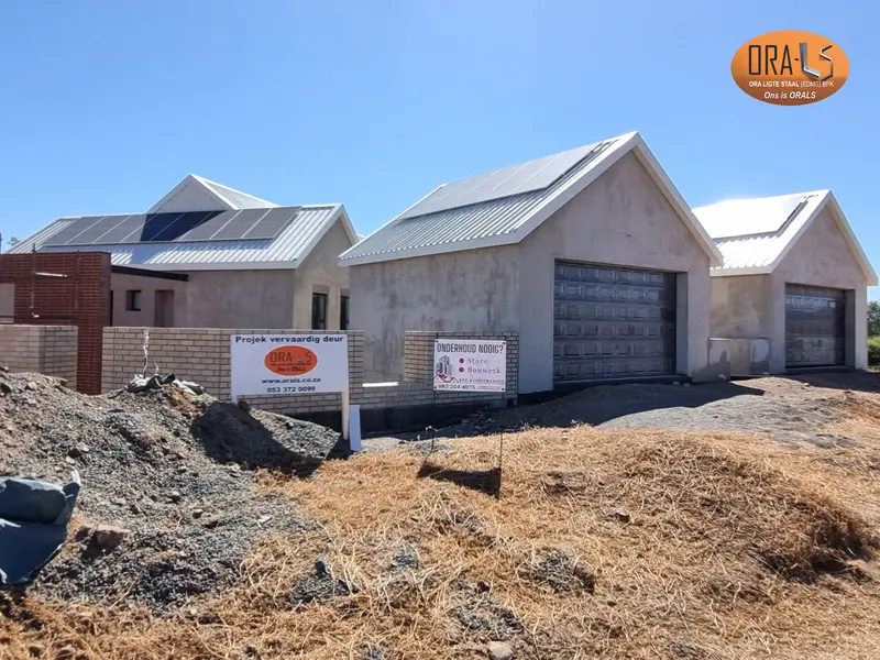 Roof structure project using ORALS-supplied structural systems and materials