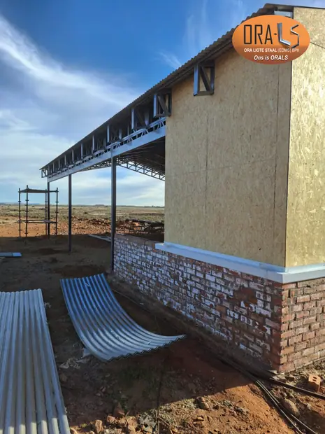 Warehouse stoor agricultural using ORALS-supplied structural systems and materials