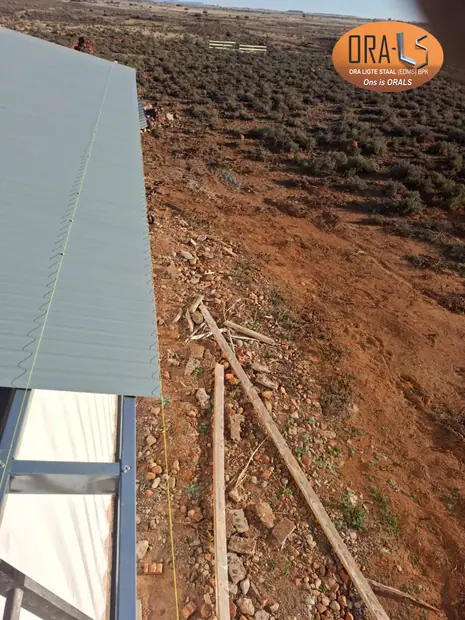 Warehouse stoor agricultural using ORALS-supplied structural systems and materials