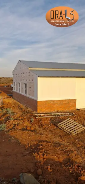 Warehouse stoor agricultural using ORALS-supplied structural systems and materials