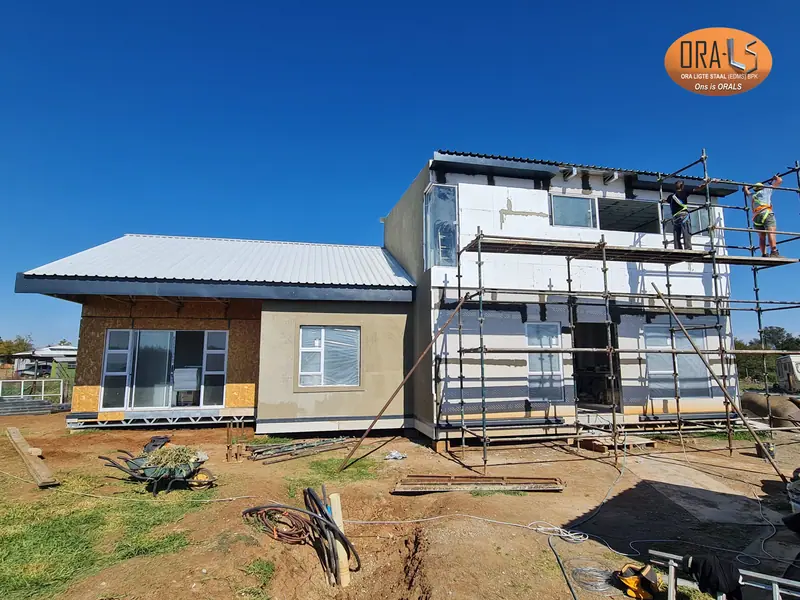 House cladding using ORALS-supplied structural systems and materials