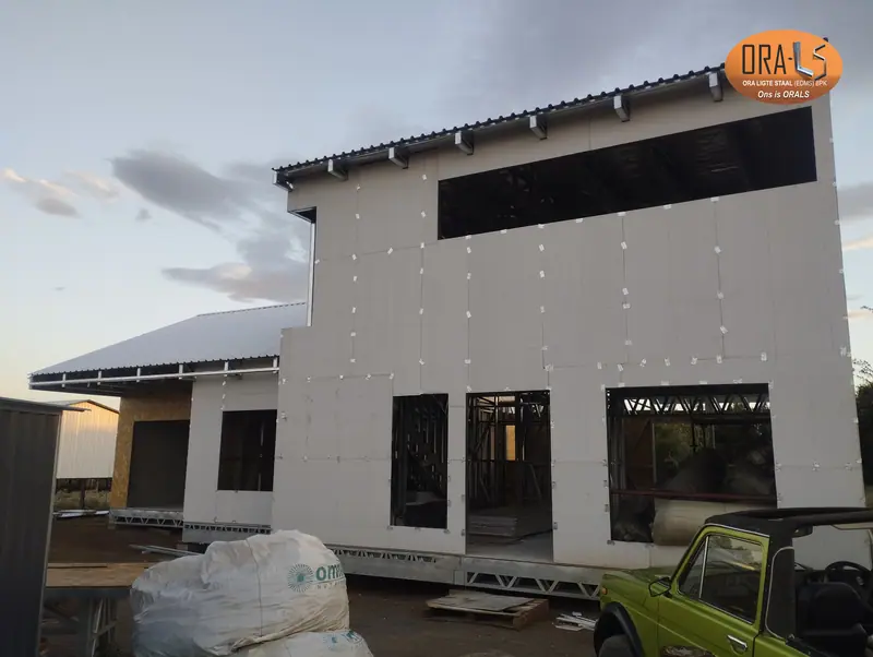 House cladding using ORALS-supplied structural systems and materials