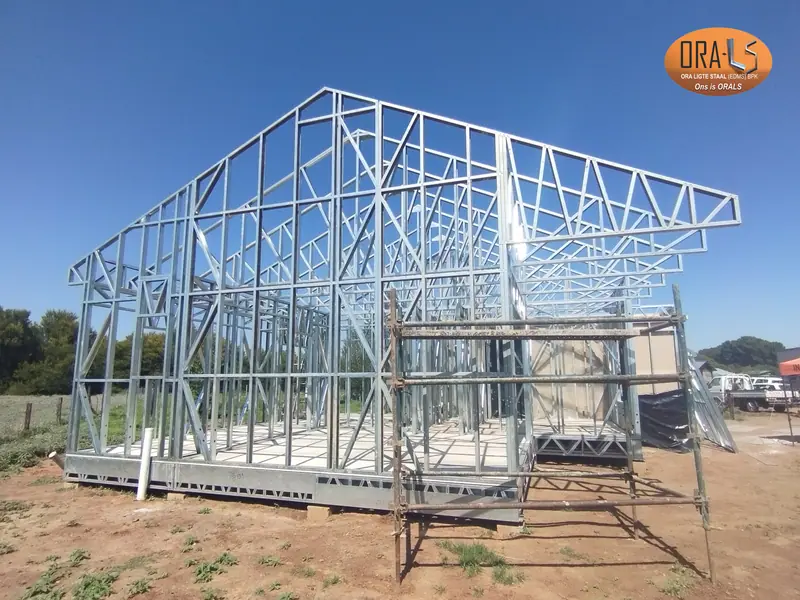 House structure using ORALS-supplied structural systems and materials