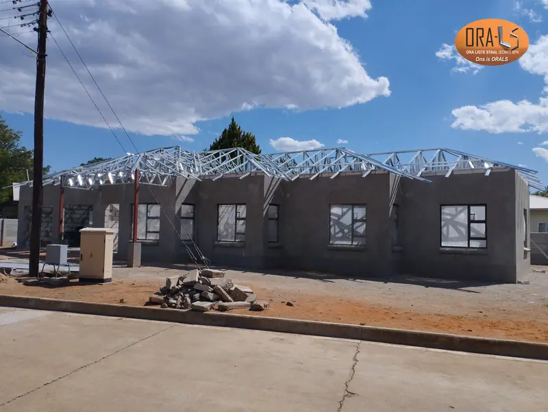 House roof trusses using ORALS-supplied structural systems and materials