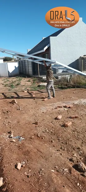 Residential house wall structure using ORALS-supplied structural systems and materials