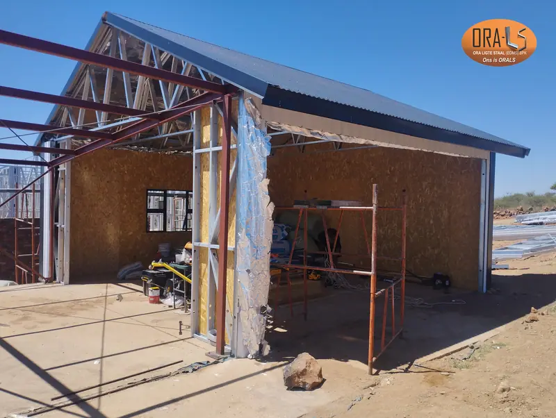 House extension using ORALS-supplied structural systems and materials