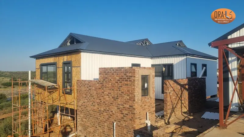 House extension using ORALS-supplied structural systems and materials