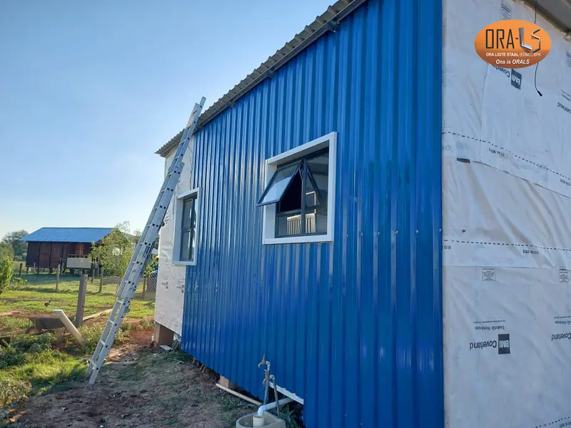 House exterior cladding using ORALS-supplied structural systems and materials