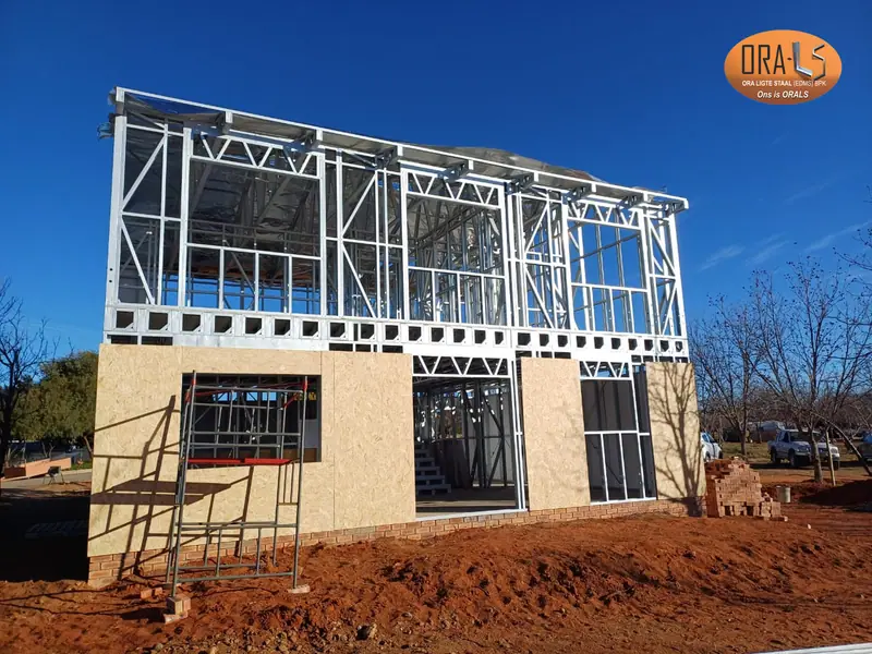 Residential house exterior cladding using ORALS-supplied structural systems and materials