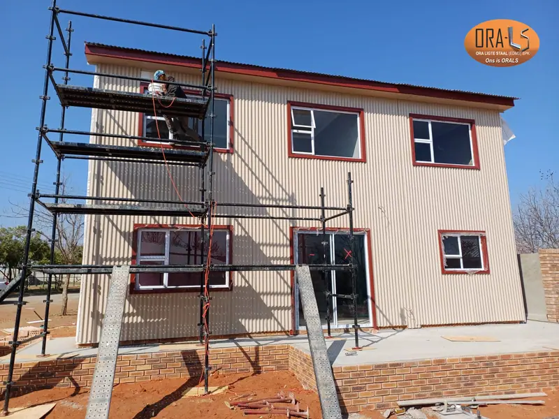 Residential house exterior cladding using ORALS-supplied structural systems and materials