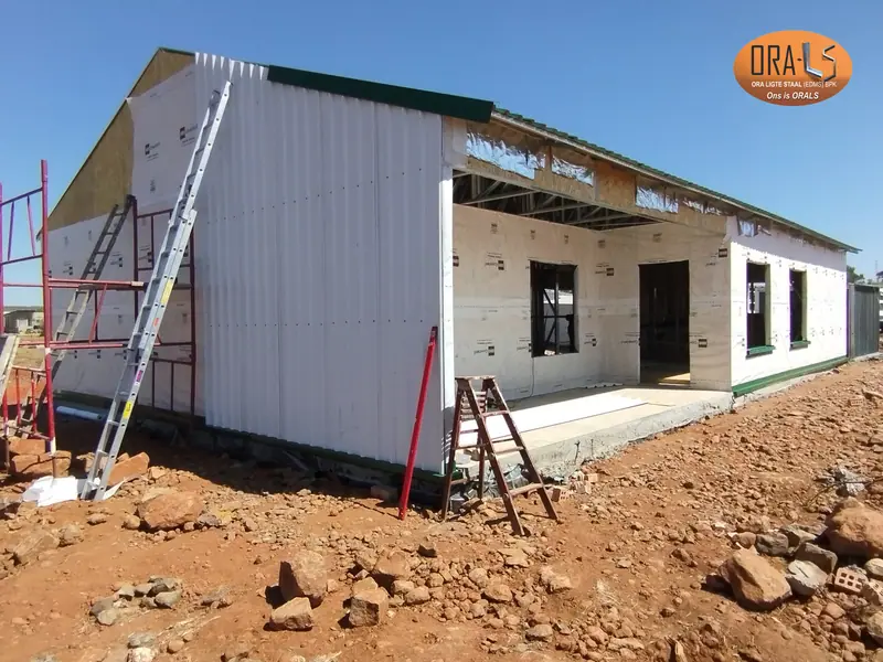 Farm house exterior cladding using ORALS-supplied structural systems and materials