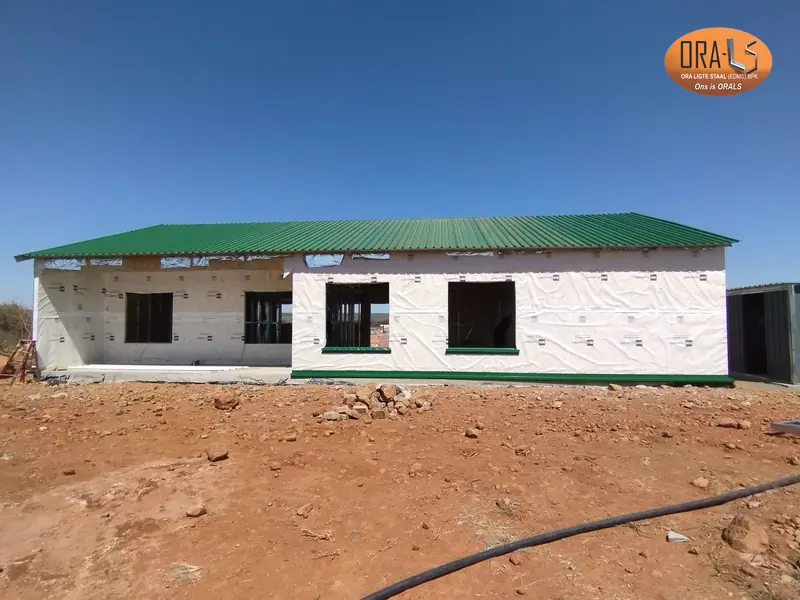 Farm house exterior cladding using ORALS-supplied structural systems and materials