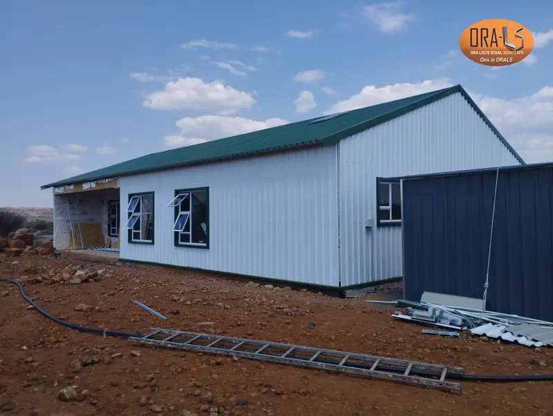 Farm house exterior cladding using ORALS-supplied structural systems and materials