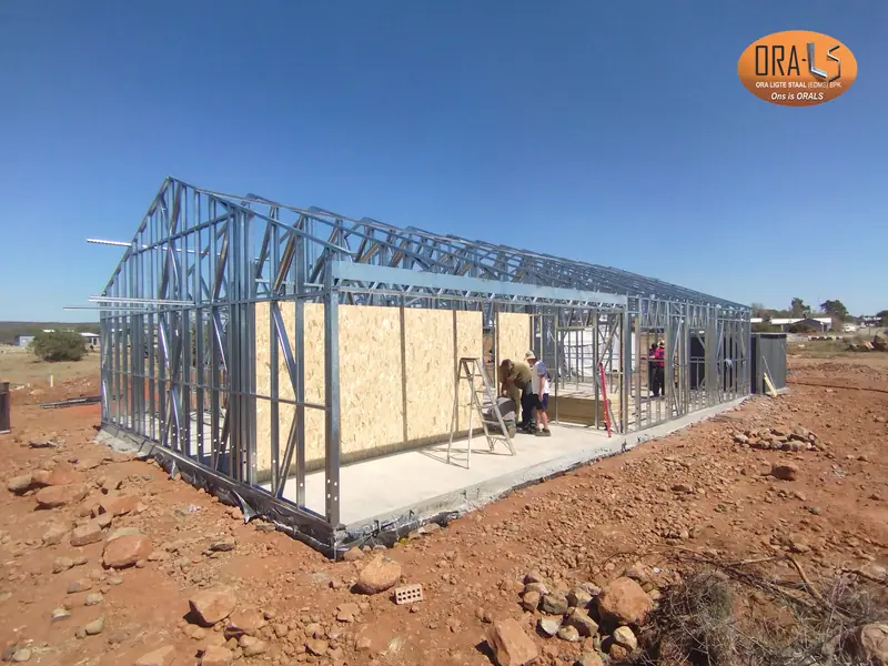 Farm house structure cladding using ORALS-supplied structural systems and materials