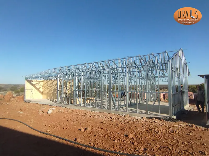 Farm house structure cladding using ORALS-supplied structural systems and materials
