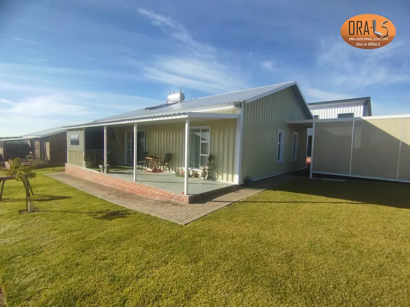Residential house completed using ORALS-supplied structural systems and materials