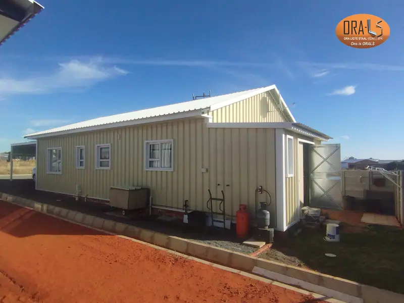 Residential house completed using ORALS-supplied structural systems and materials
