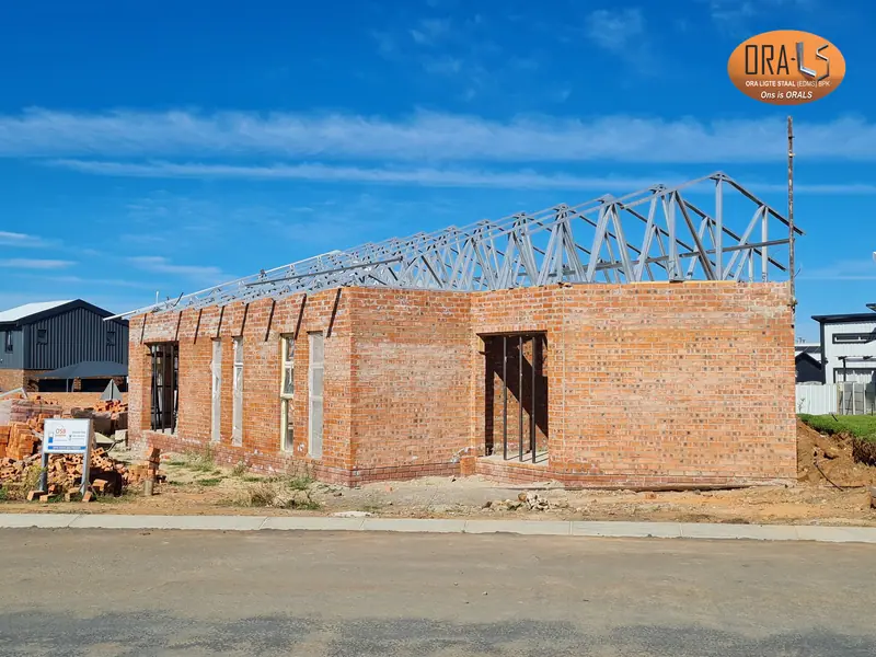 Residential house roof trusses using ORALS-supplied structural systems and materials